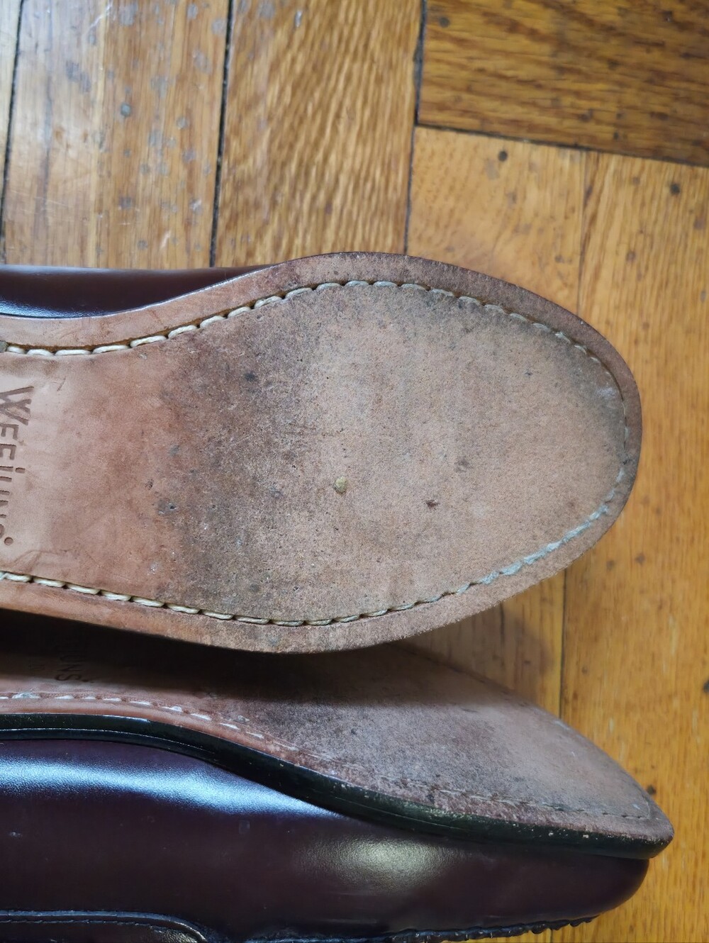 G.H. Bass Weejuns Jaclyn Burgundy Leather Tassel Loafers Women Shoes Kiltie 7 - Picture 5 of 8